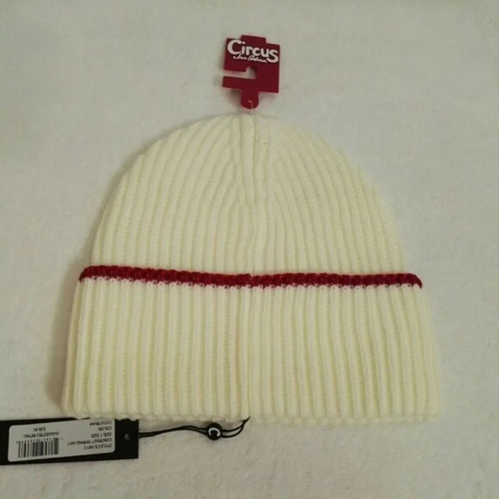 NEW Women's ‎ Sam Edelman Contrast Tipping Beanie